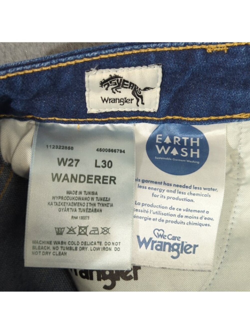 Wrangler Jeans Women's 27x30 Blue Wanderer High Rise Flare 622 - Picture 10 of 13